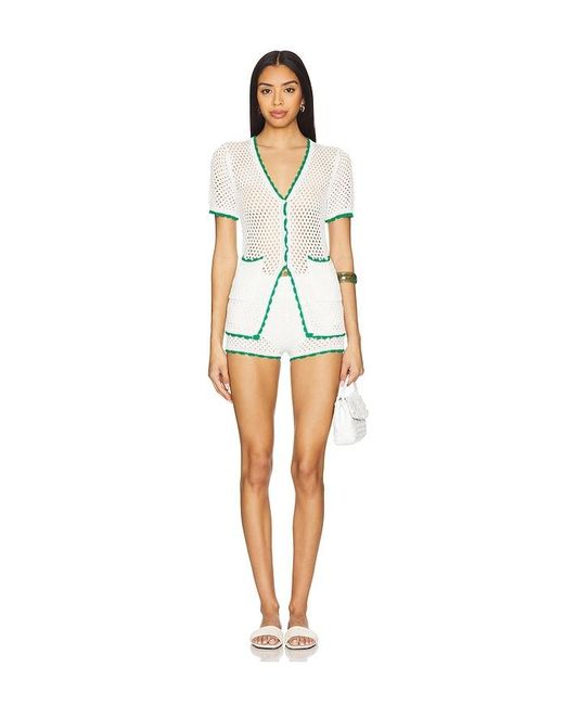 superdown White Brisa Short