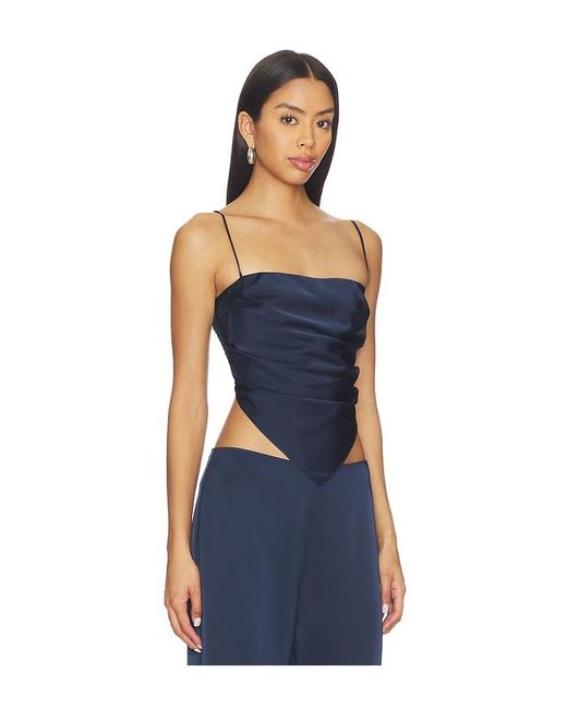 Amanda Uprichard Blue Juna Top