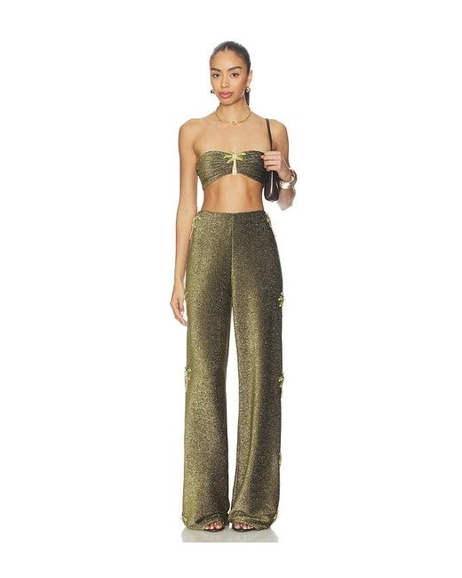Mariandree Gaitan Green Emily Top