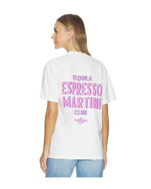Los Sundays Multicolor Espresso Martini Tee for men