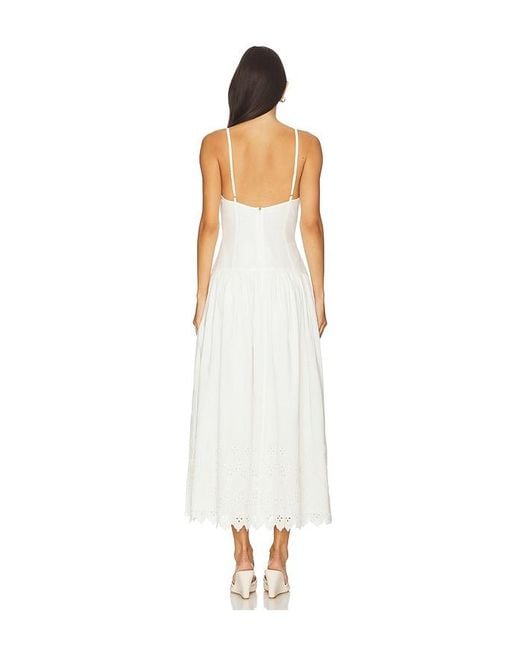 ROBE AVA en White Tularosa