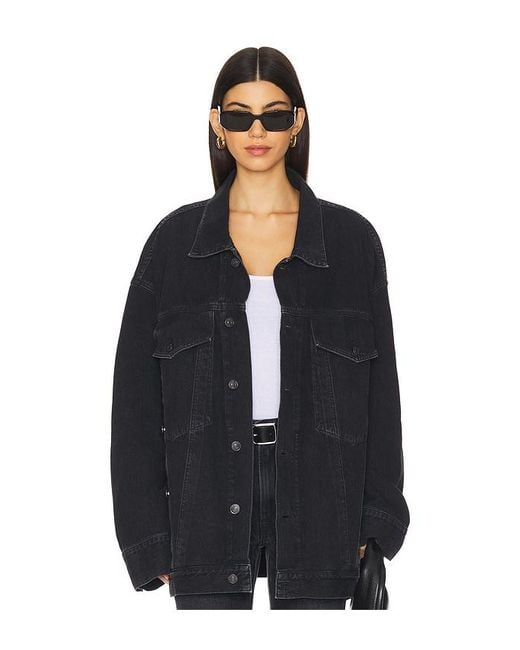 Agolde Black Reworked Wayne Jacket