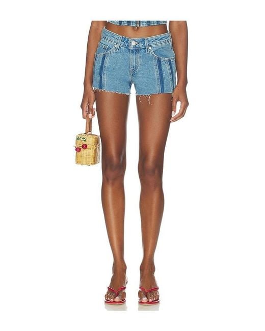 Levi's Blue Low Short Shadow Seam