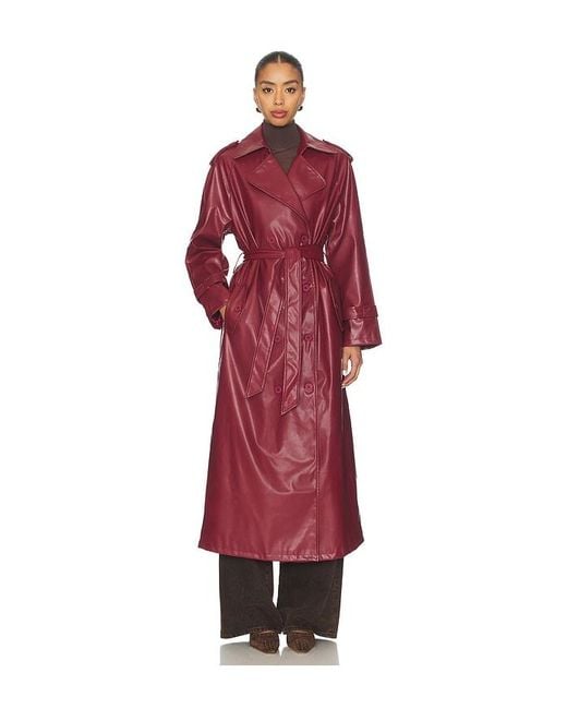 Lioness Red X Revolve Penny Trench Coat