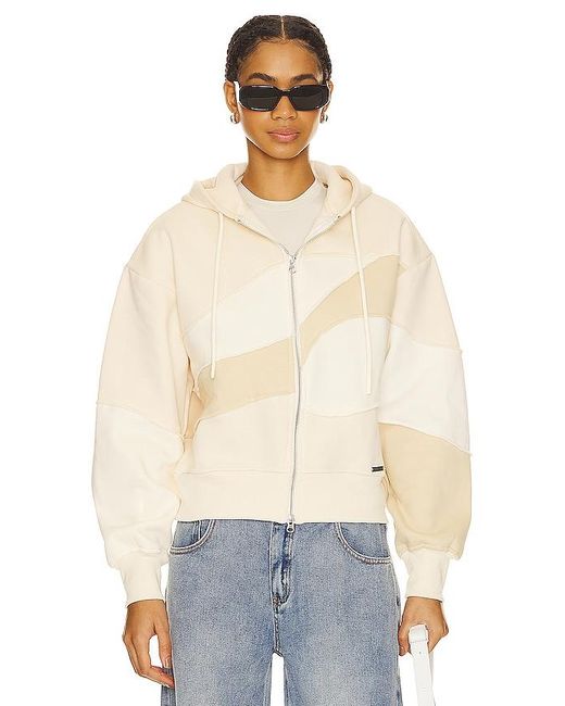 House Of Sunny Natural Patchwork Landscape Hoodie