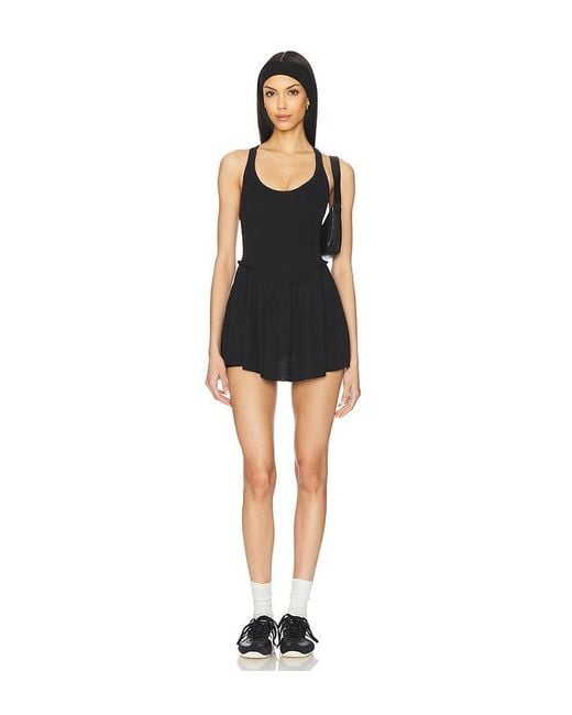 Free People Black X Fp Movement Smockin Hot Dress
