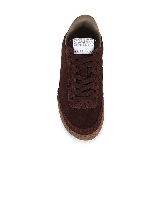 AllSaints Brown Harri Sneaker