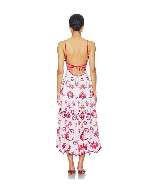 Charo Ruiz White Gardea Long Dress
