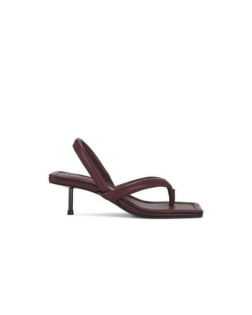 St. Agni Purple Thong Heel