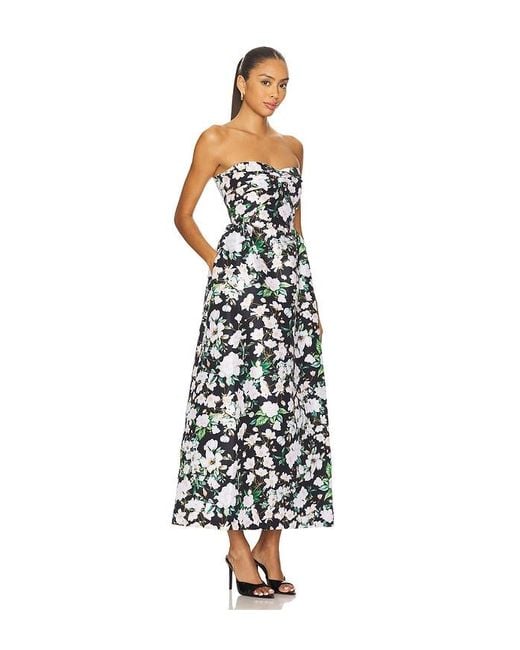 Kika Vargas White Rose Dress