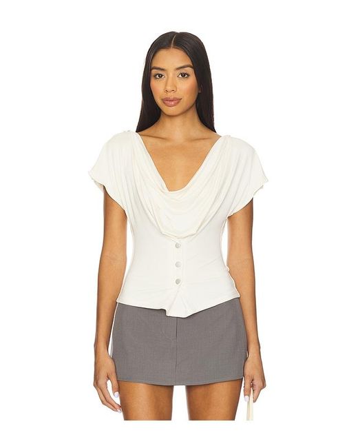 With Jean White Sienna Top