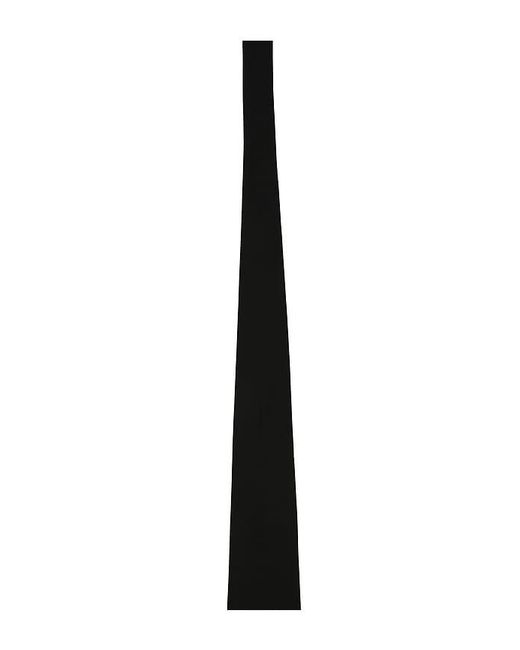 Polo Ralph Lauren Black Silk English Repp Solid Neck Tie for men