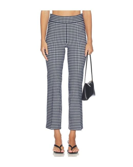 Spanx Blue Pintuck Kick Flare Pant