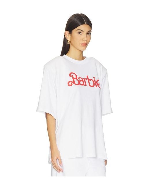 Gestuz White X Barbie Kenna Tee