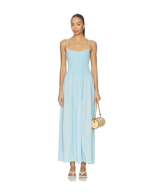 LSPACE Blue Misha Midi Dress