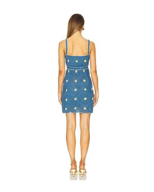Saylor Blue Aster Dress