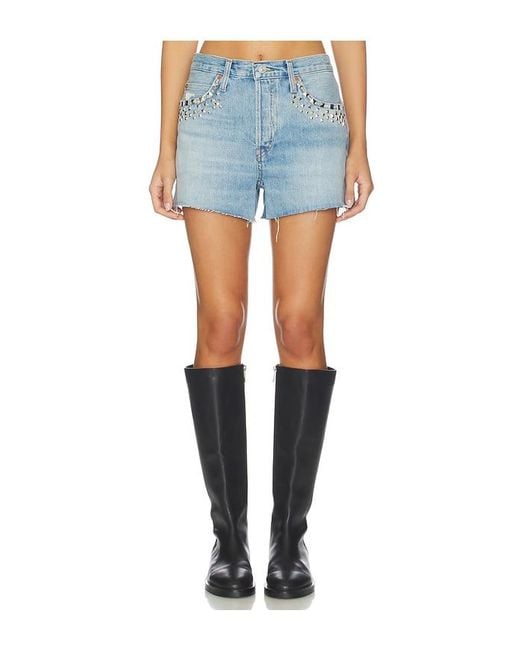 Re/done Blue The Breezy Short