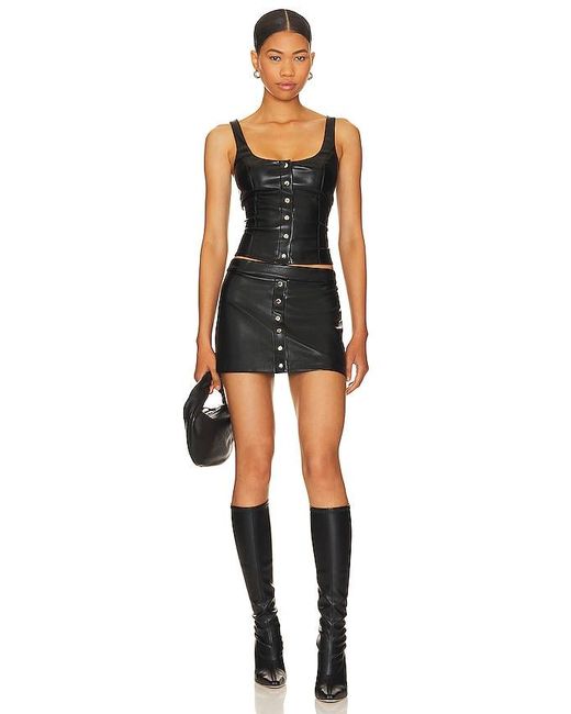 Amanda Uprichard Black Eunice Skort