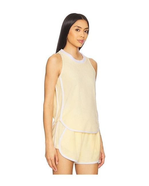 Sundry Natural Loop Terry Tank Top