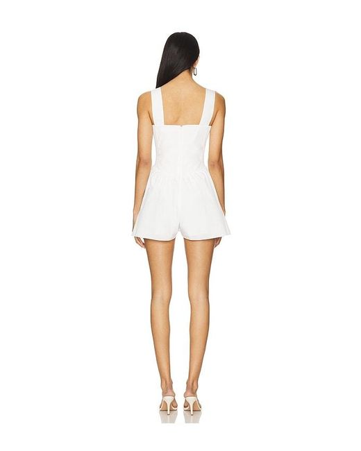 Amanda Uprichard White Bellini Romper