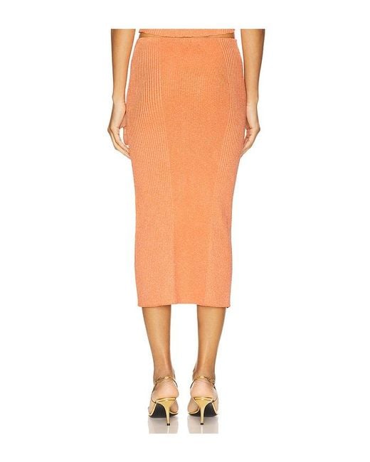 OSIS STUDIO Orange Lux Skirt