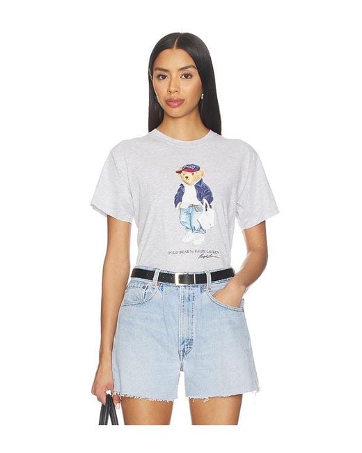Polo Ralph Lauren Blue Cotton Jersey Crew T-Shirt