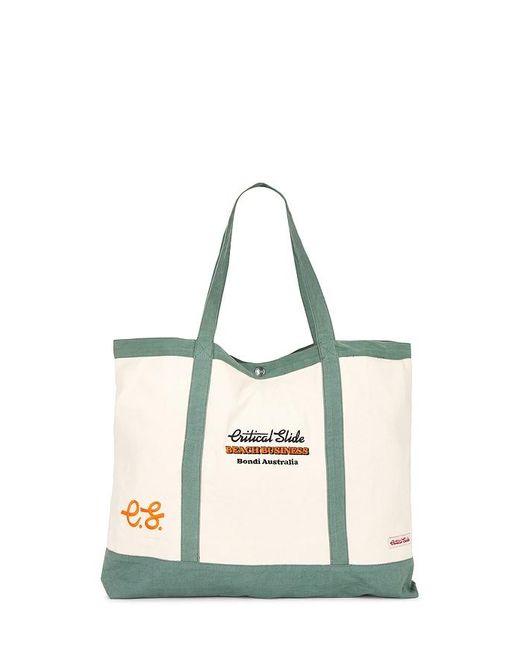 Critical Slide Green Business Beach Bag for men