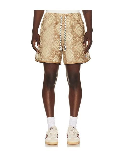 Adidas Originals Natural X Clot By Edison Chen Ikat Sprinter Short for men