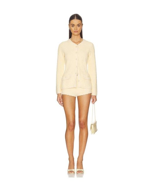 LoveShackFancy White Atlanta Shorts