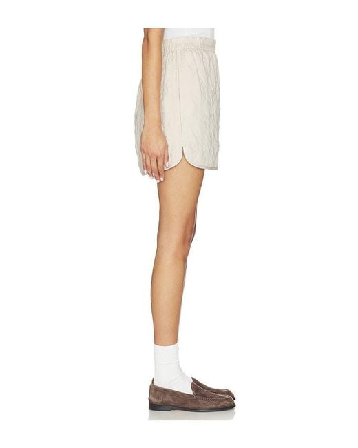 Varley White Florin Quilted Skirt