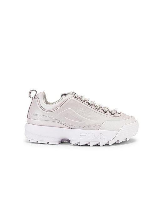 Fila White Disruptor Zero Pearl Sneaker