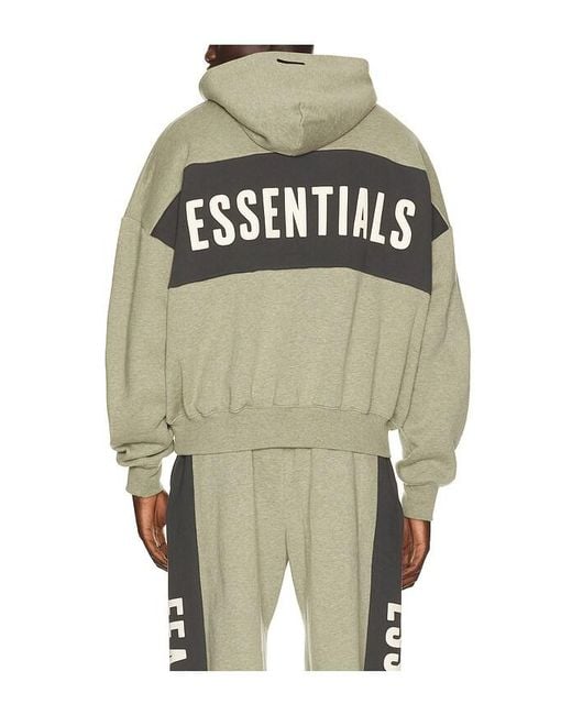 Fear Of God Multicolor Cropped Relaxed Panelled Hoodie for men