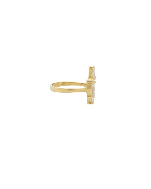 Mazin Jewels White Seraphine Ring