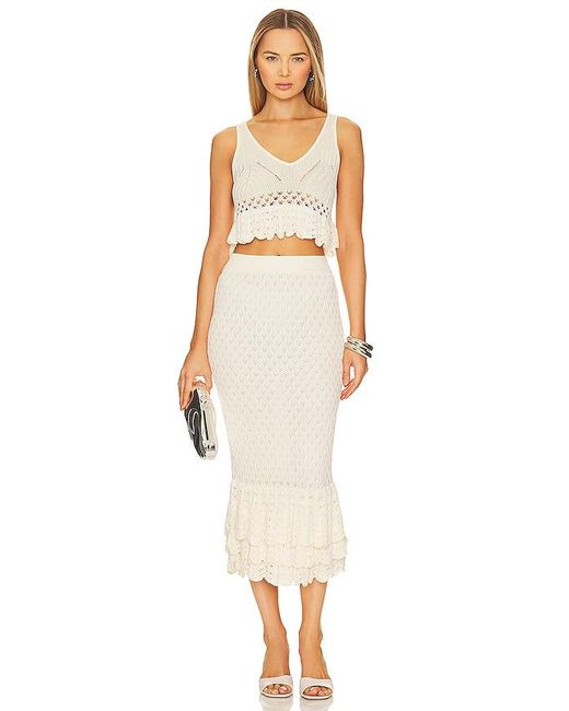 Beach Riot Natural Polly Skirt