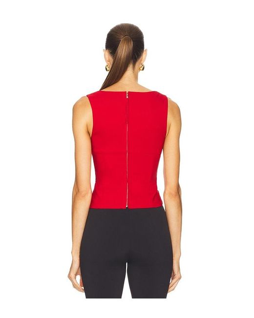 Camila Coelho Red Antonella Top