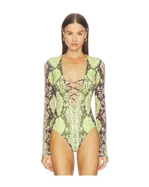 AFRM Multicolor Eaton Bodysuit