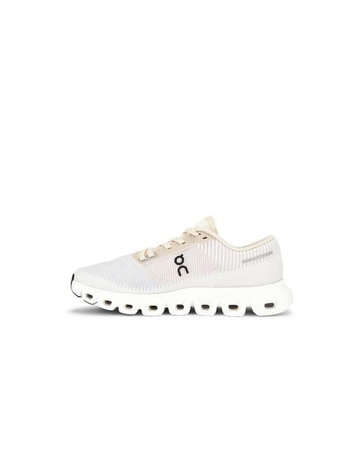 On Shoes White Cloud 6 Push Sneaker