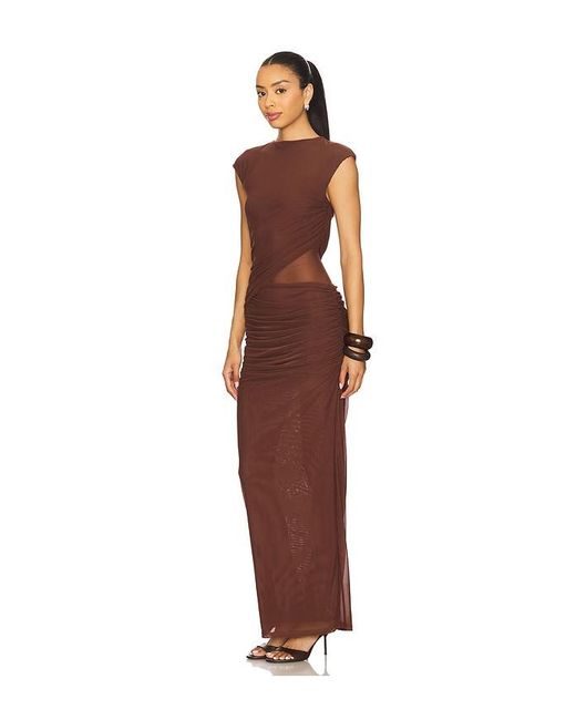 ROBE MAXI LORELAI en Chocolate SNDY'S en coloris Brown