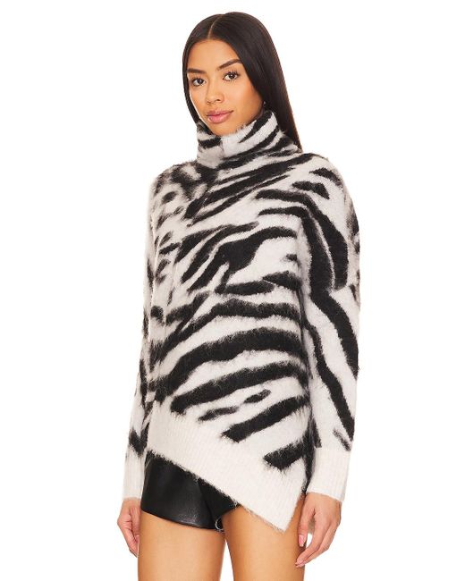 AllSaints Lock Zebra セーター White