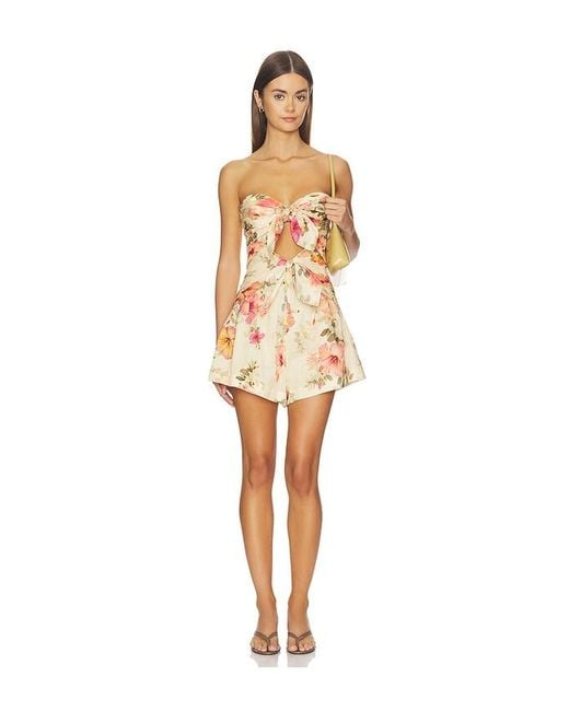 Zimmermann Natural Mahon Playsuit