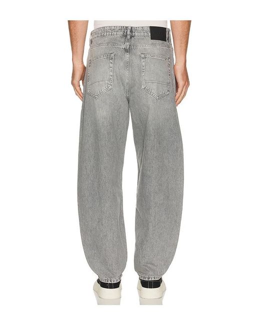 AllSaints Gray Barrel Trash Jeans for men