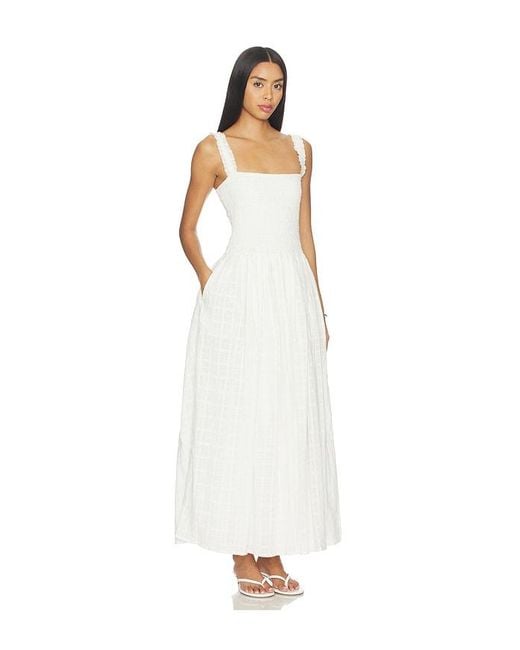 LSPACE White Wren Maxi Dress