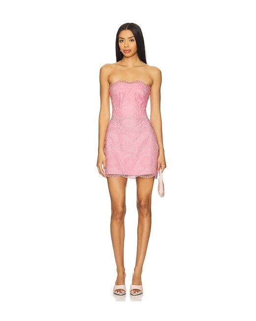 LoveShackFancy Red Vailia Dress