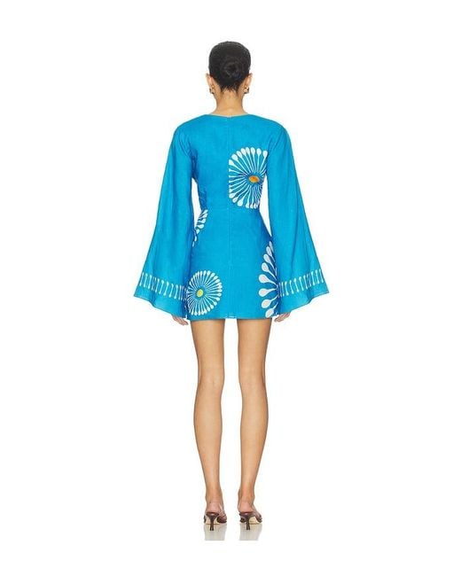 Cala De La Cruz Blue Vera Dress