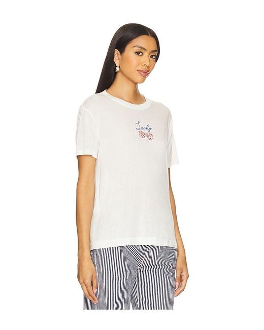 Junk Food White Lucky Tee
