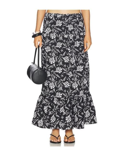 Peixoto Black Riley Maxi Skirt