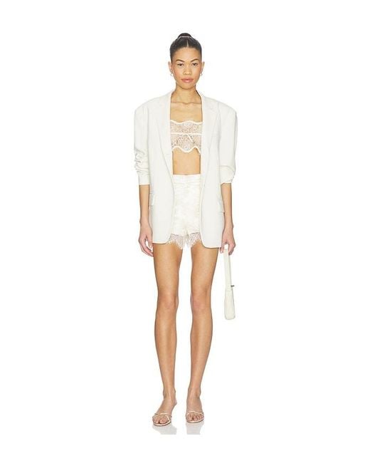 NonChalant Label White Corinna Short