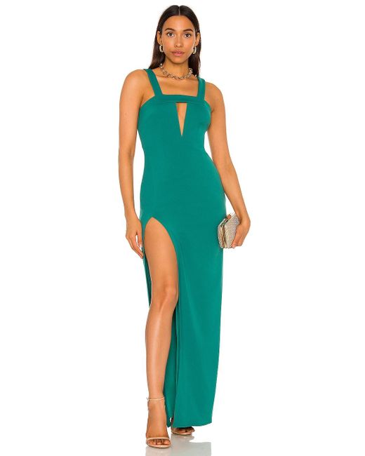 Katie May Take The Plunge Gown in Emerald (Green) | Lyst