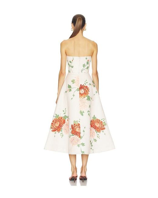 SAU LEE White Fiora Dress