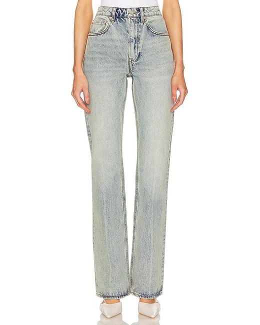 GRLFRND Blue Melanie High Rise Boot Cut Jeans